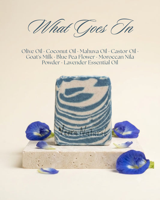 Neel Amrit: Blue Pea & Goat's Milk Soap