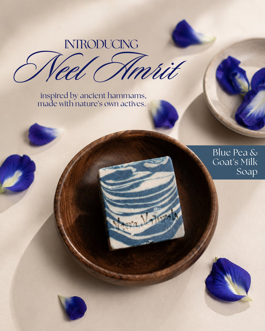 Neel Amrit: Blue Pea & Goat's Milk Soap